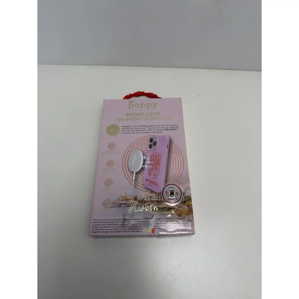 XO Poppy MagSafe Phone Case for iPhone 15 Pro Max Sardines Pink New